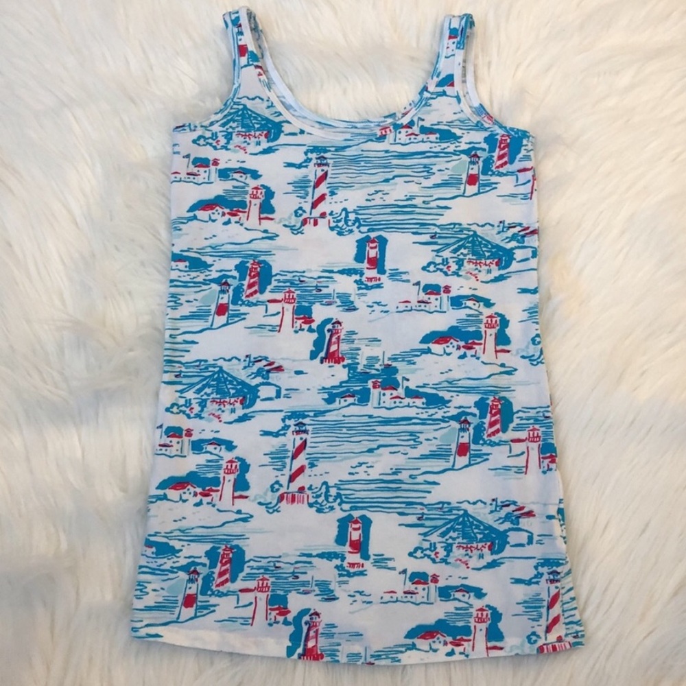 Lilly Pulitzer Watch Out Tabbie Tank XS